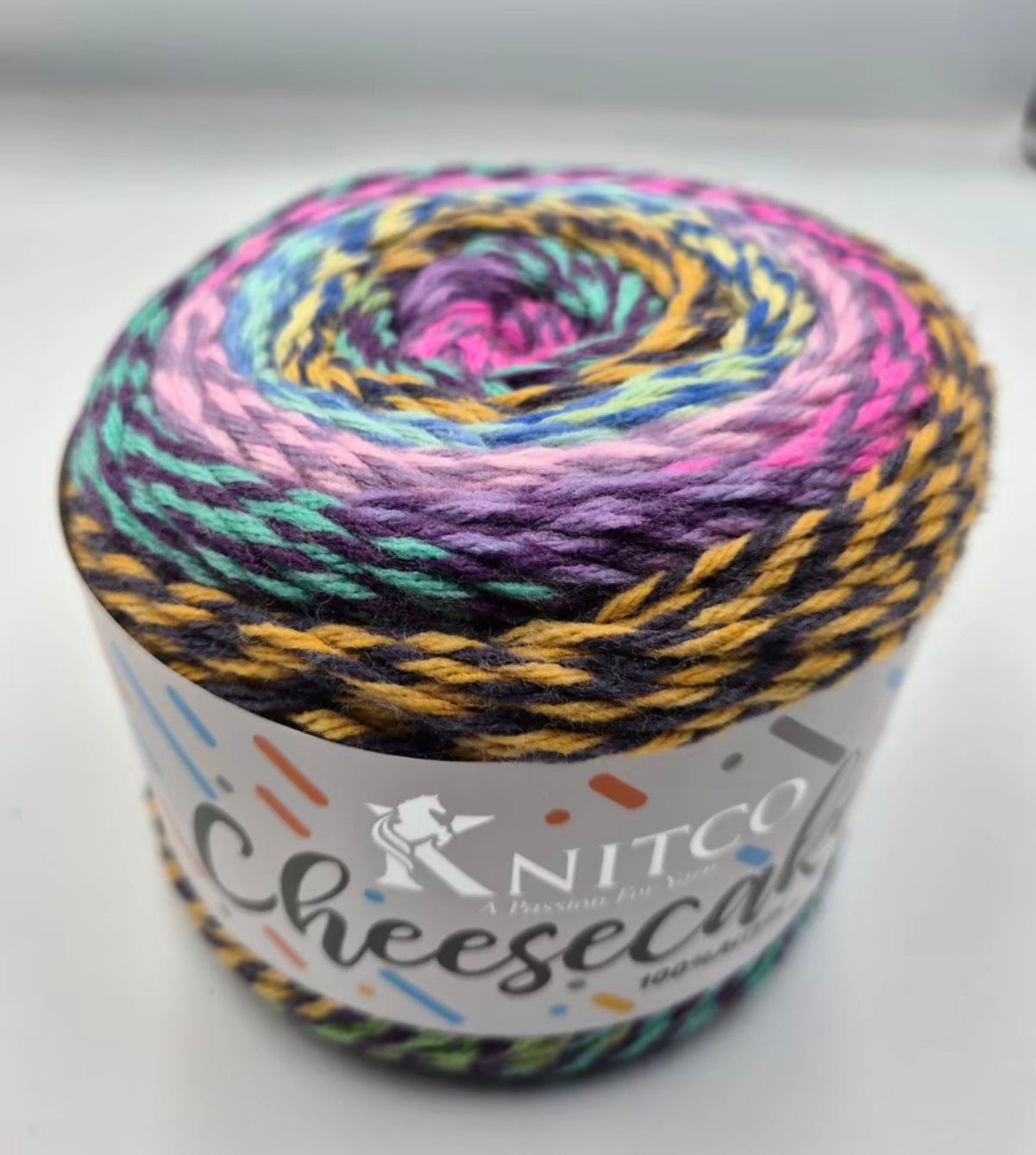 Knitco Cheesecake 2 x 250g - 400m Aran 100% Acrylic Knitting Crochet Yarn