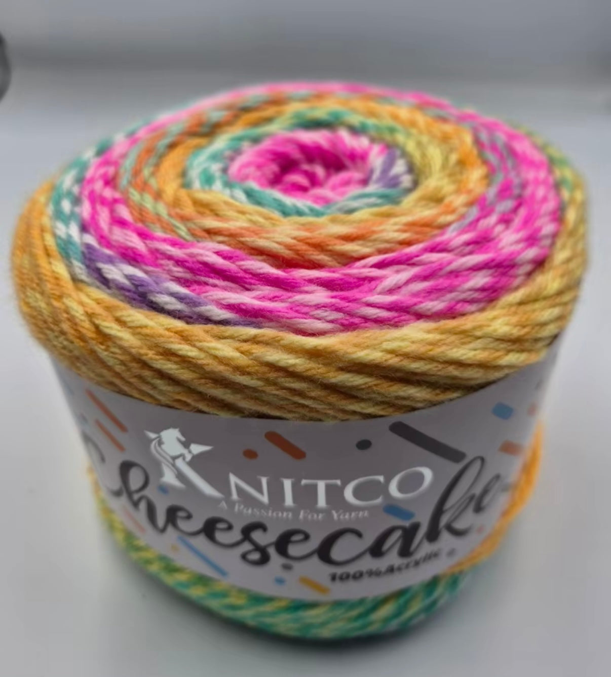 Knitco Cheesecake 2 x 250g - 400m Aran 100% Acrylic Knitting Crochet Yarn