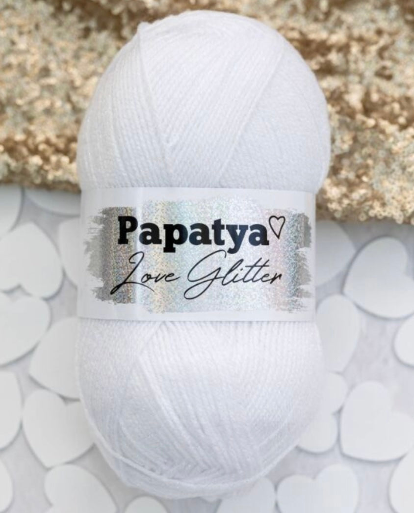 Papatya Love Glitter 5 x 100g 360m DK yarn