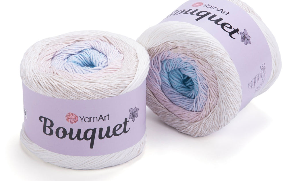 YarnArt Bouquet 100% Cotton DK  Cake 2 x 250g Cakes 500m
