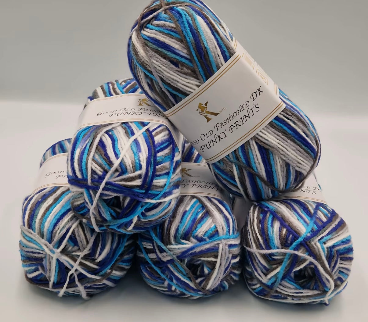 Knitco Good Old Fashioned Funky Prints 5 x 100g DK yarn