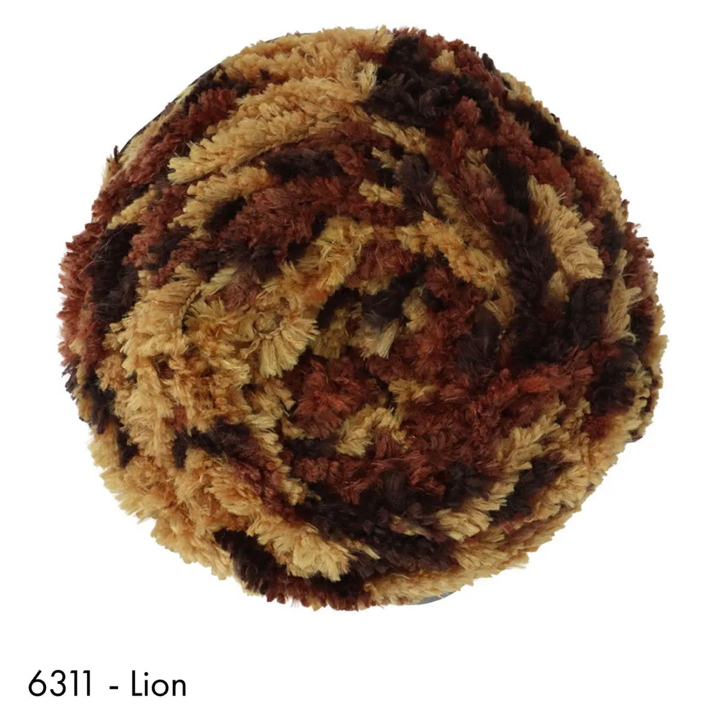 King Cole Animal Kingdom  1 x 100g Fur Like Yarn