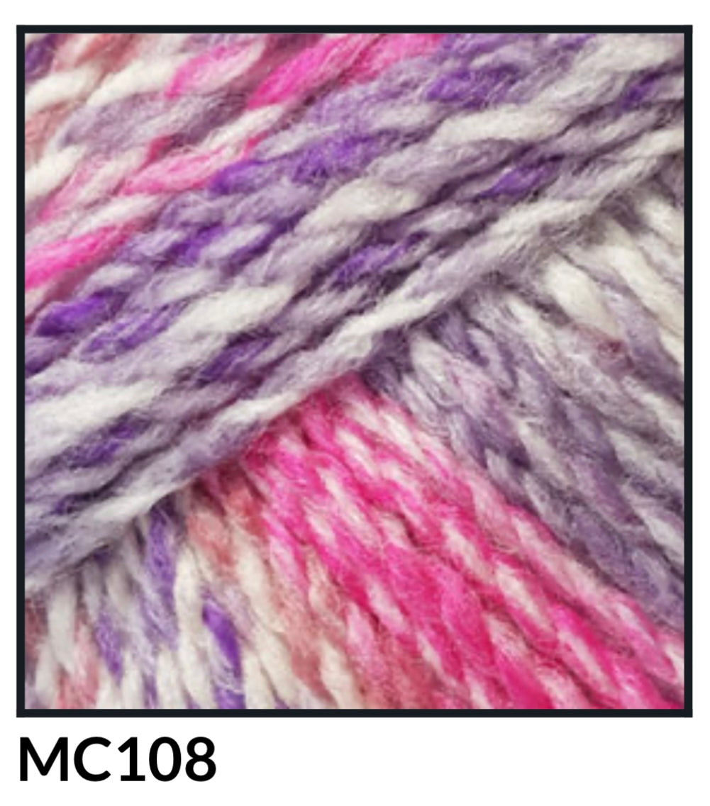 James C Brett Marble Chunky 1 x 200g 100% Acrylic Crochet / Knitting Yarn