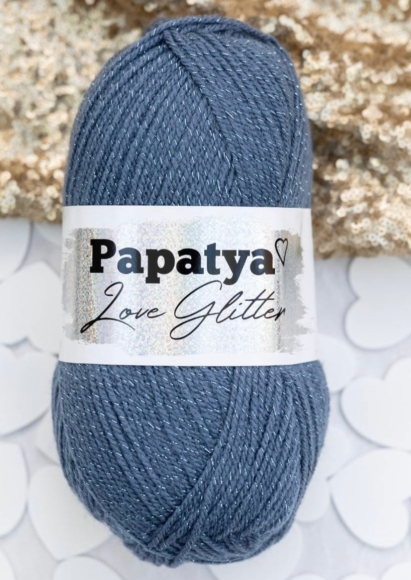 Papatya Love Glitter 5 x 100g 360m DK yarn