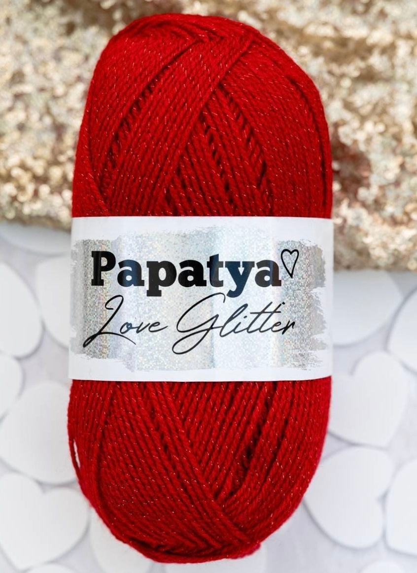 Papatya Love Glitter 5 x 100g 360m DK yarn