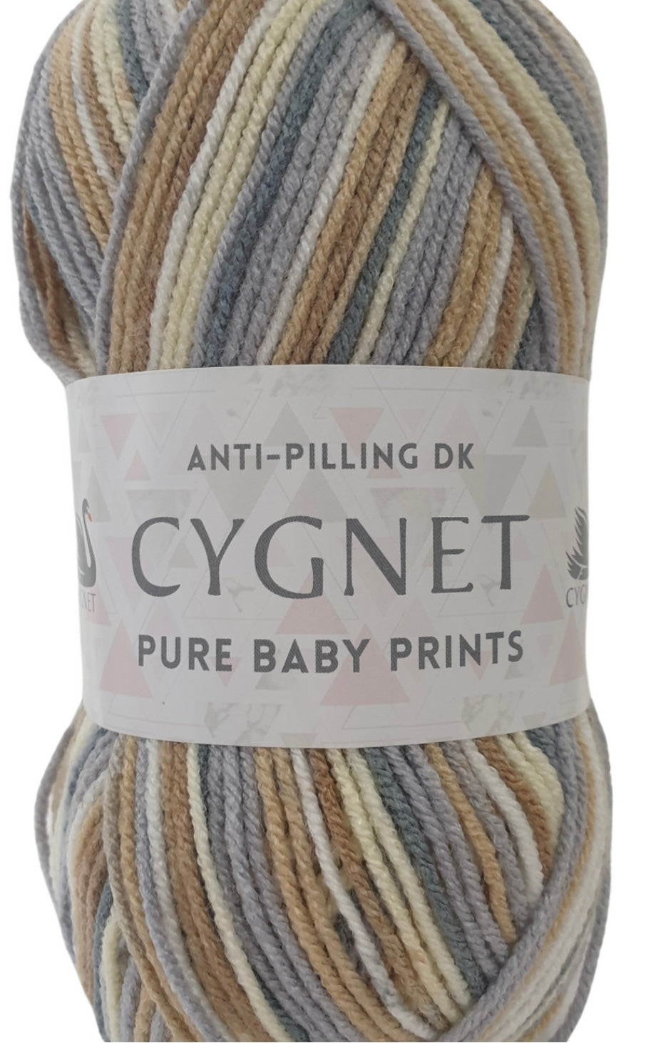 Cygnet Anti-Pilling DK Pure Baby Prints 5 x 100g 245m per ball