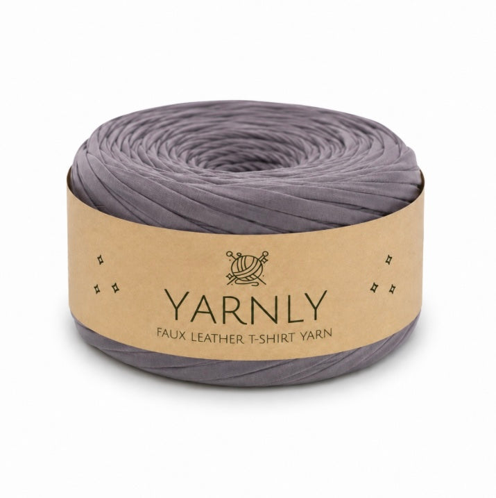 Faux Leather T-Shirt Yarn 100g Ball - Yarnly