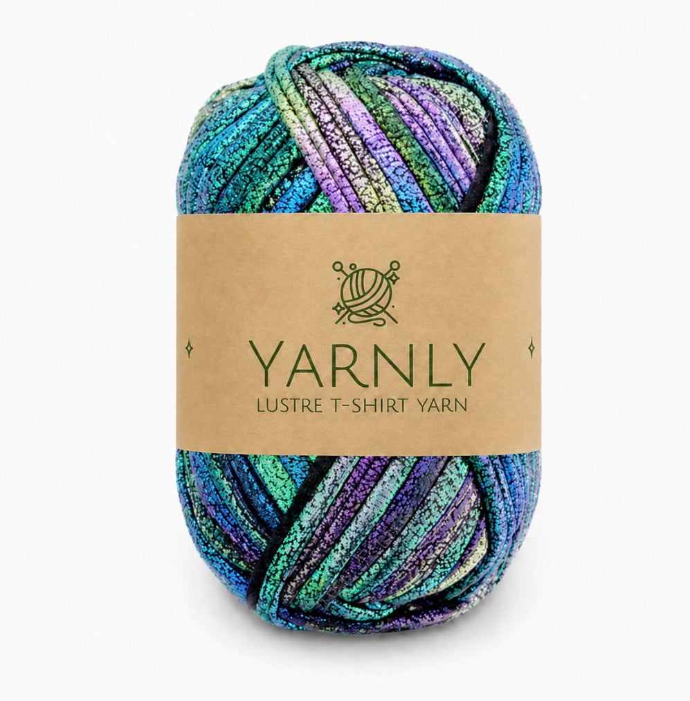 Yarnly Lustre T-Shirt Yarn 1 x 100g Ball