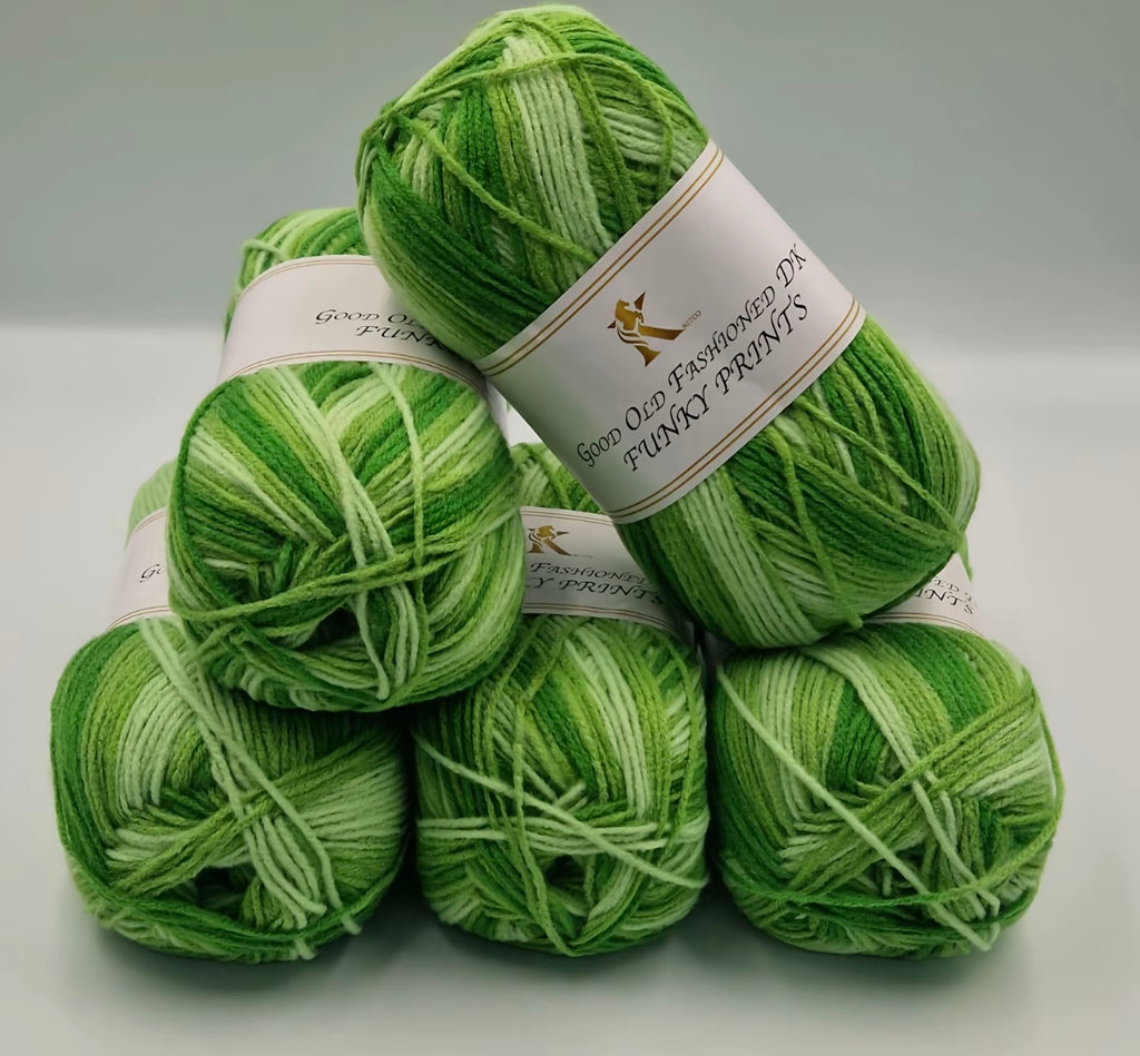 Knitco Good Old Fashioned Funky Prints 5 x 100g DK yarn