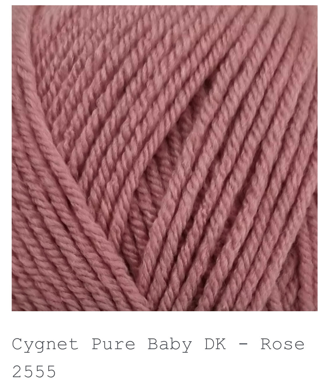 Cygnet Pure Baby Anti Piling DK Yarn 1 x 100g 245m per ball