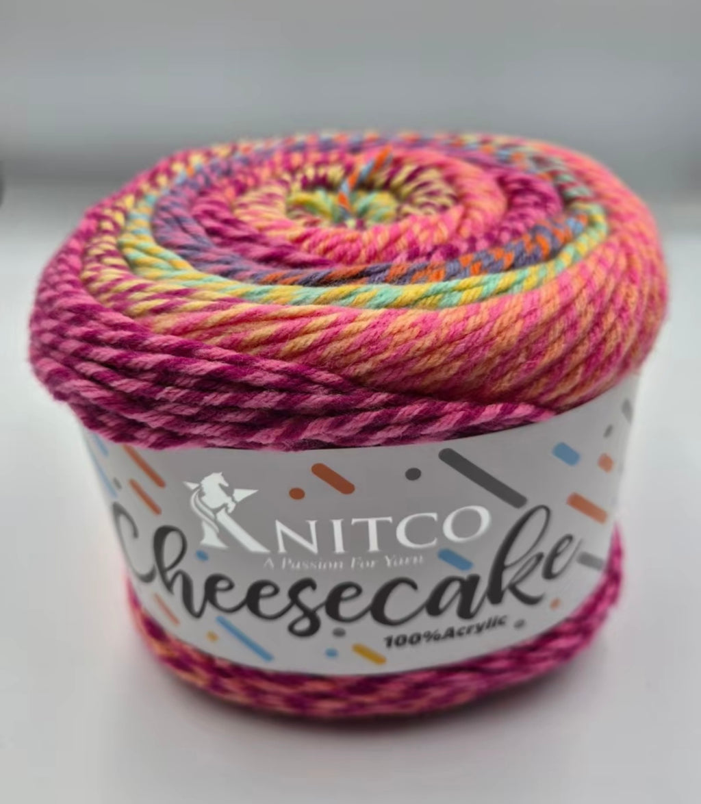 Knitco Cheesecake 2 x 250g - 400m Aran 100% Acrylic Knitting Crochet Yarn