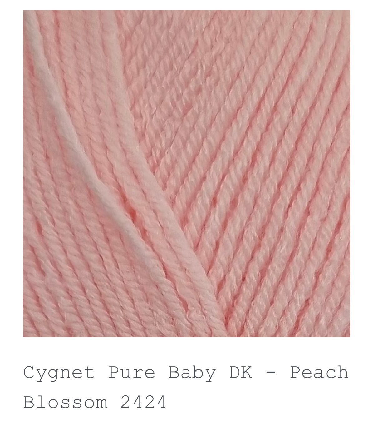 Cygnet Pure Baby Anti Piling DK Yarn 1 x 100g 245m per ball