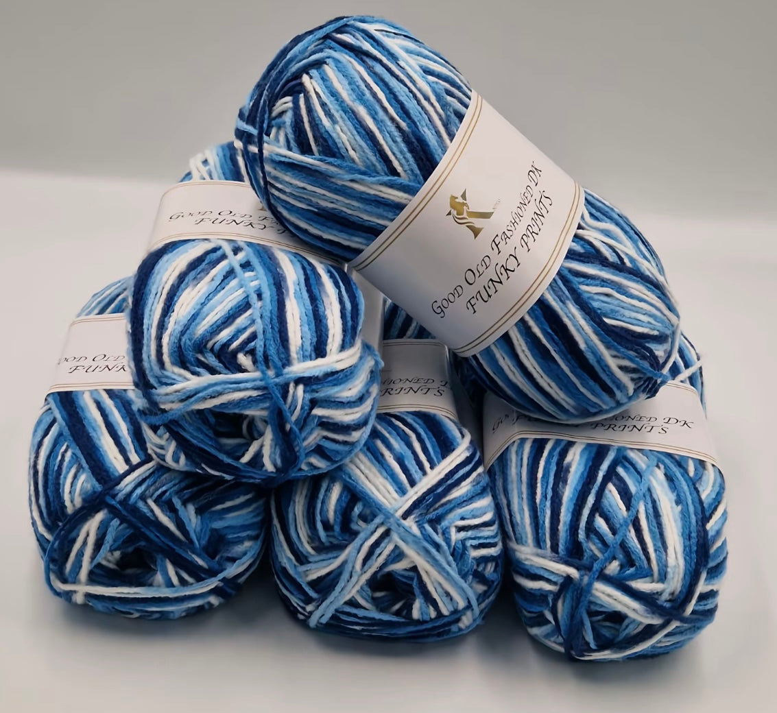 Knitco Good Old Fashioned Funky Prints 5 x 100g DK yarn