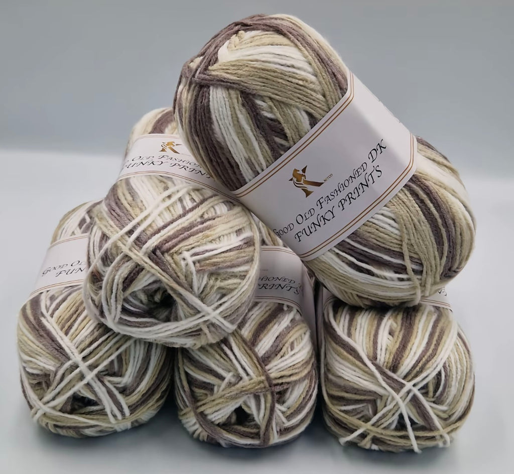 Knitco Good Old Fashioned Funky Prints 5 x 100g DK yarn