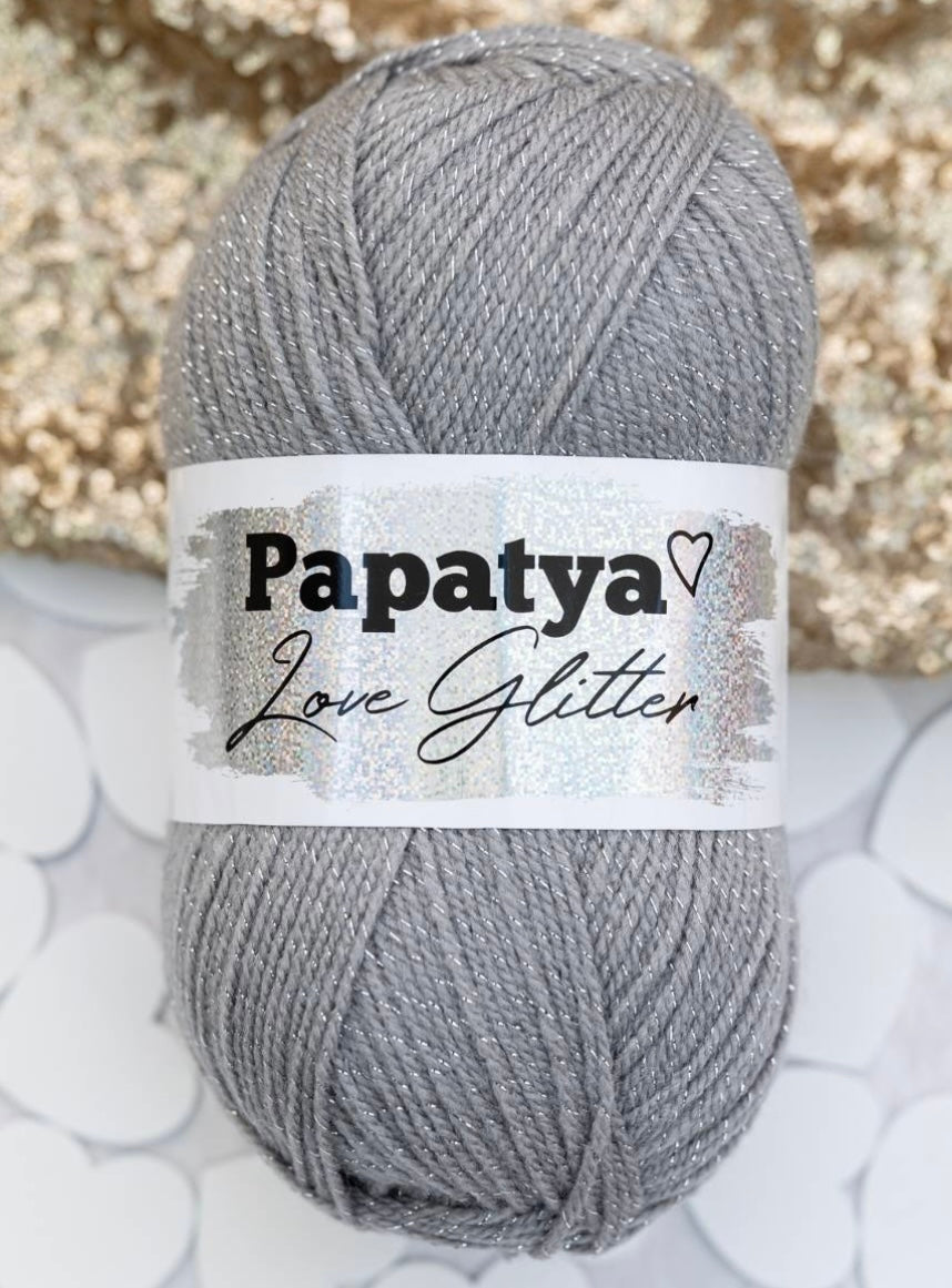 Papatya Love Glitter 5 x 100g 360m DK yarn