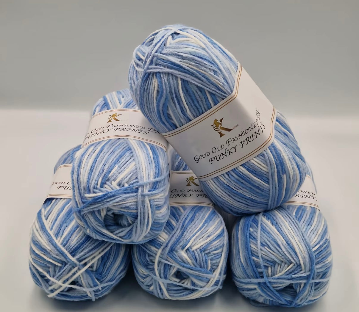 Knitco Good Old Fashioned Funky Prints 5 x 100g DK yarn