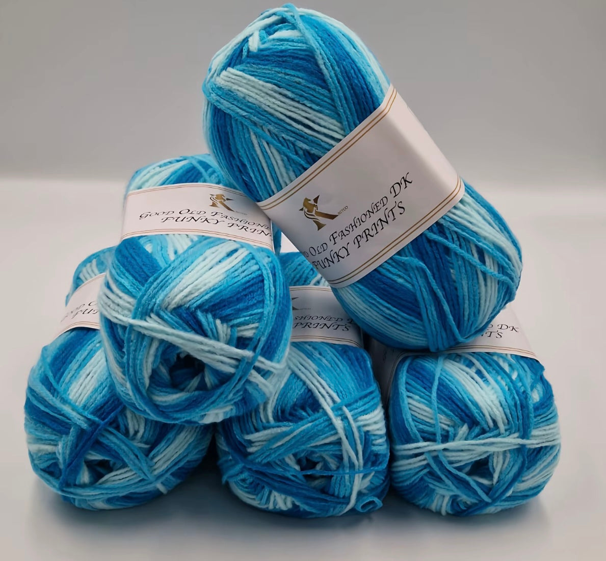 Knitco Good Old Fashioned Funky Prints 5 x 100g DK yarn