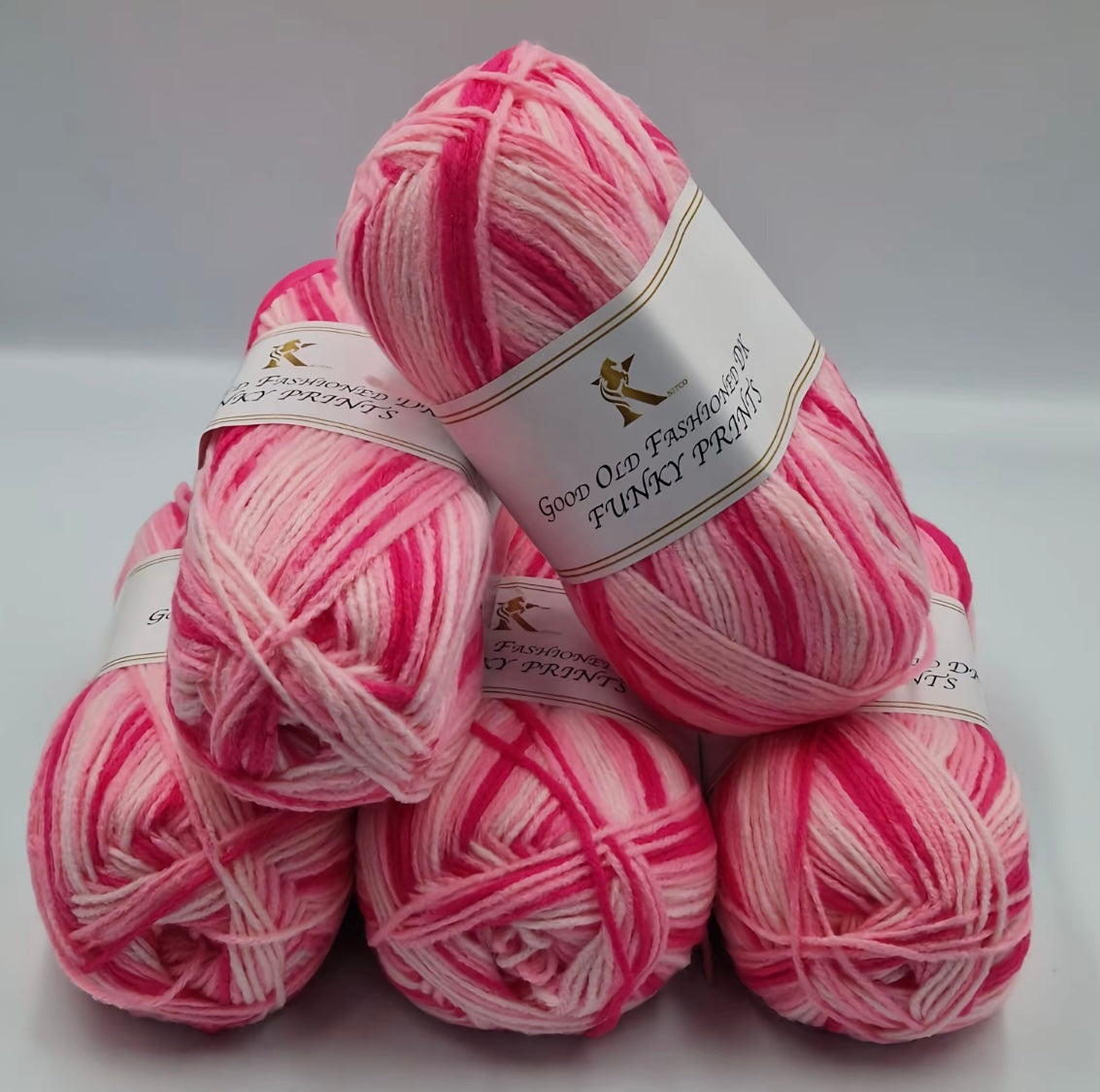 Knitco Good Old Fashioned Funky Prints 5 x 100g DK yarn
