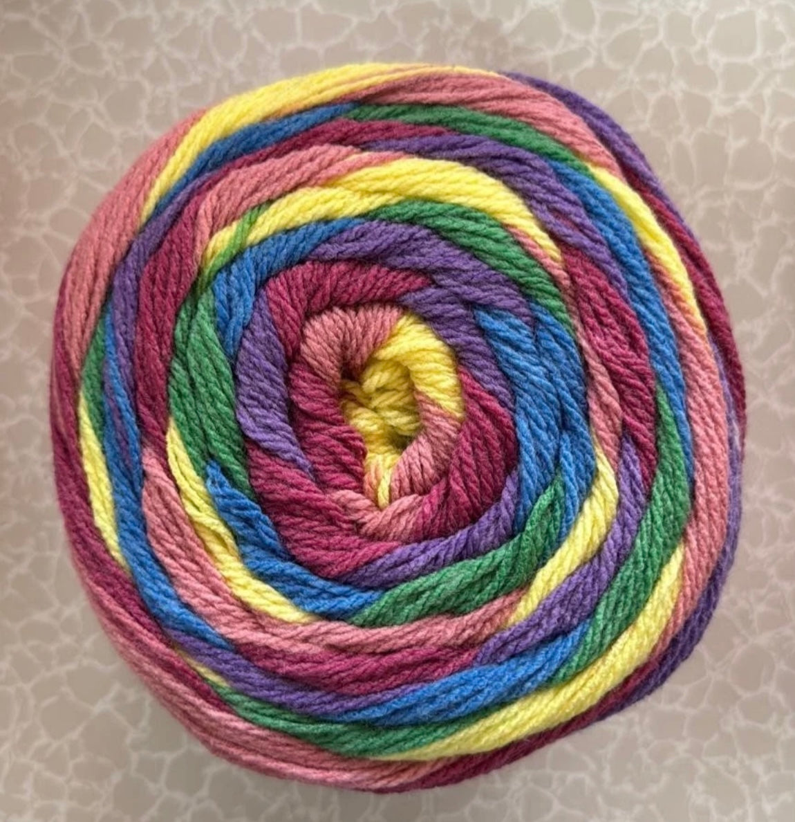 Knitco Carnival Aran Cakes 2 x 200g 100% acrylic 472m per cake
