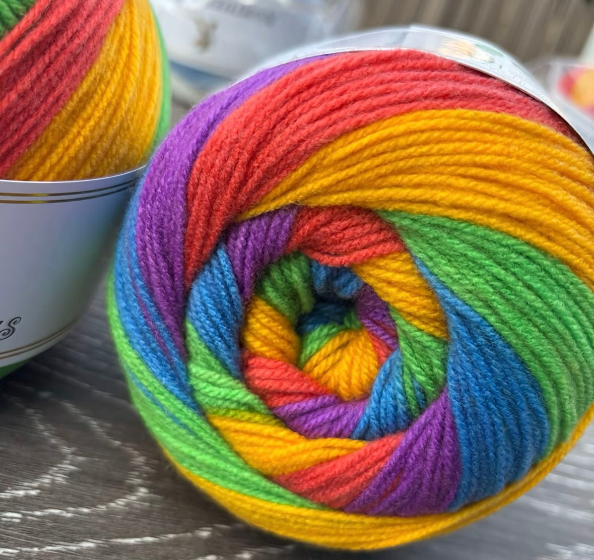Northern Lights Knitco Cake DK 1 x 150g varigated 100% Acrylic Yarn for Knitting & Crochet Projects - 410m per skein