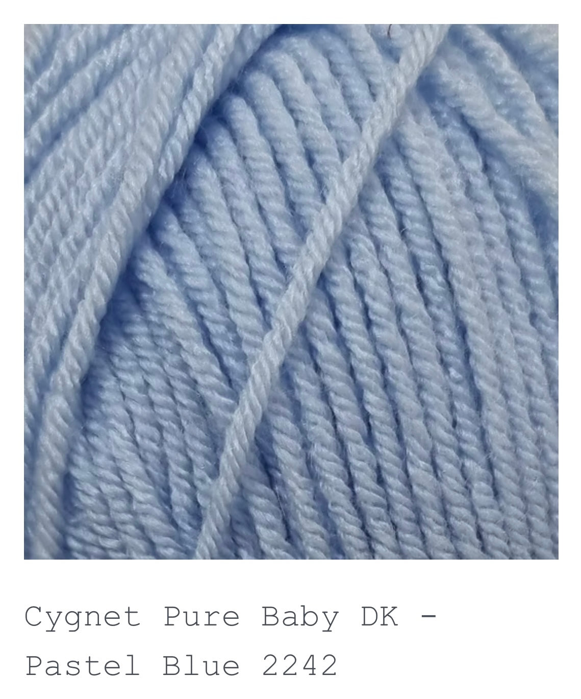 Cygnet Pure Baby Anti Piling DK Yarn 1 x 100g 245m per ball