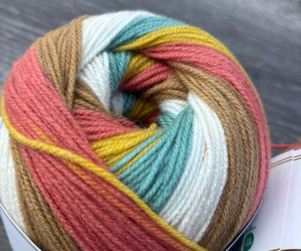Northern Lights Knitco Cake DK 1 x 150g varigated 100% Acrylic Yarn for Knitting & Crochet Projects - 410m per skein