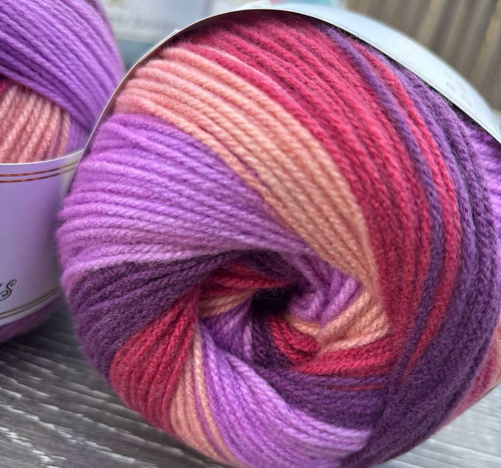 Northern Lights Knitco Cake DK 1 x 150g varigated 100% Acrylic Yarn for Knitting & Crochet Projects - 410m per skein