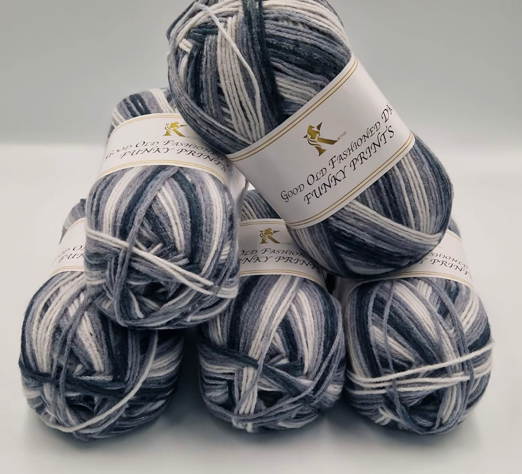 Knitco Good Old Fashioned Funky Prints 5 x 100g DK yarn