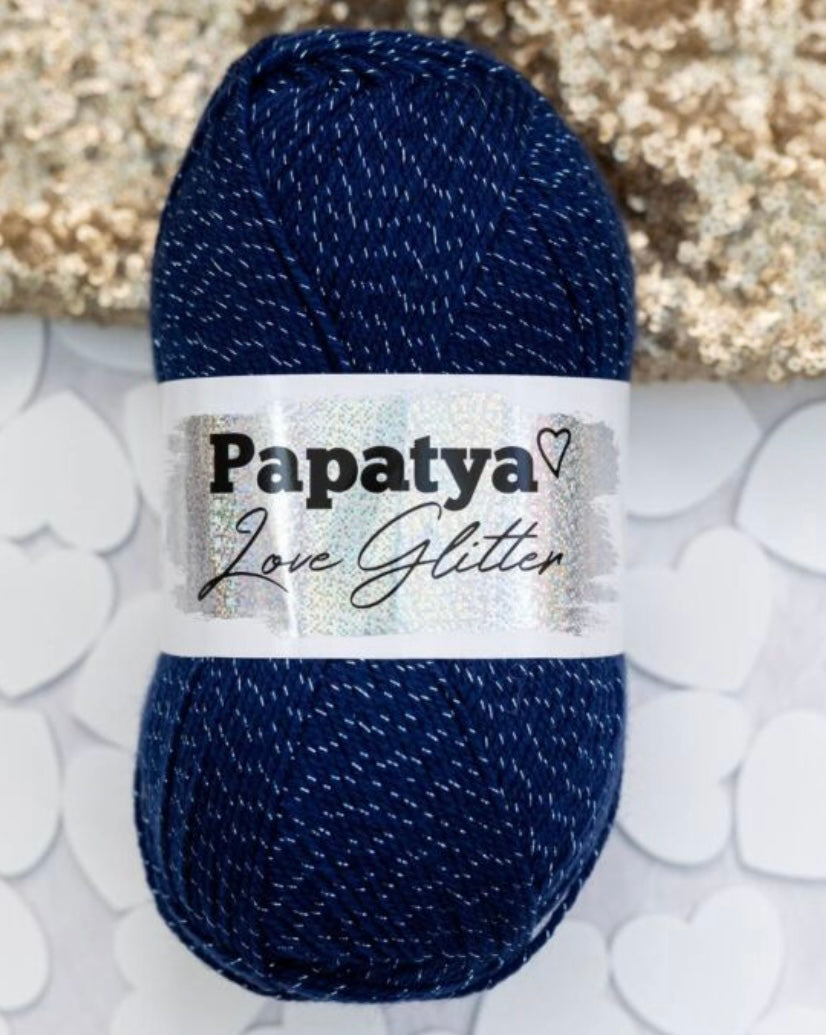 Papatya Love Glitter 5 x 100g 360m DK yarn