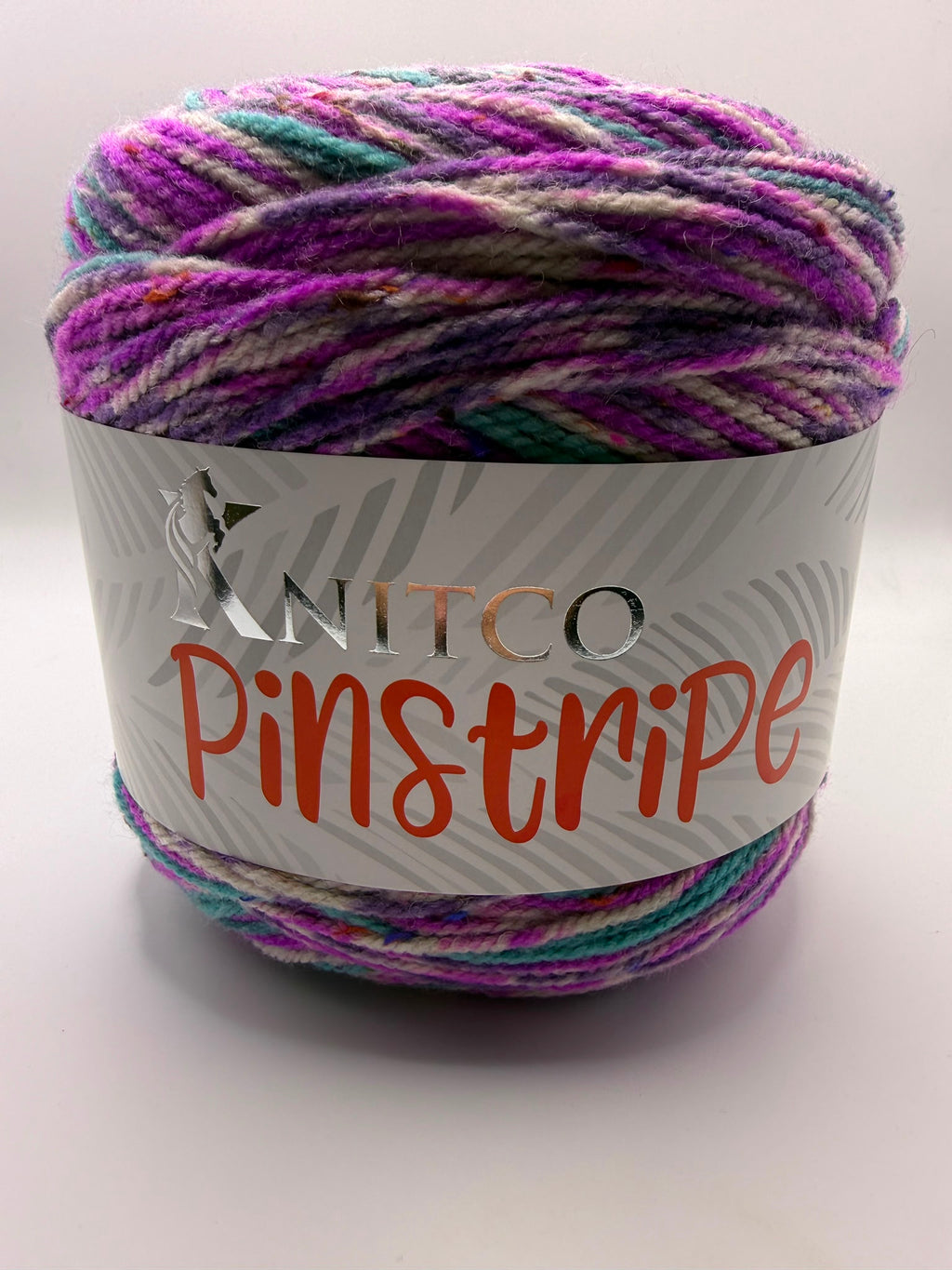 Knitco Pinstripe 1 x 300g 630m 76% Acrylic 20% Wool 4 % Viscose Crochet Knitting Yarn