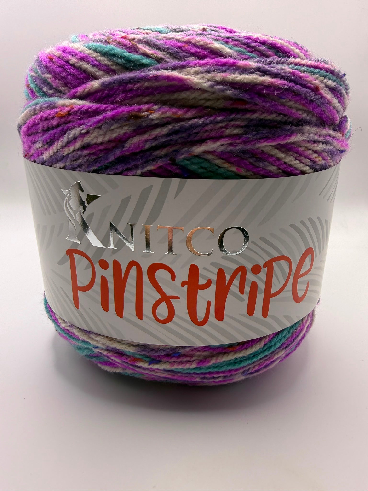 Knitco Pinstripe 1 x 300g 630m 76% Acrylic 20% Wool 4 % Viscose Crochet Knitting Yarn