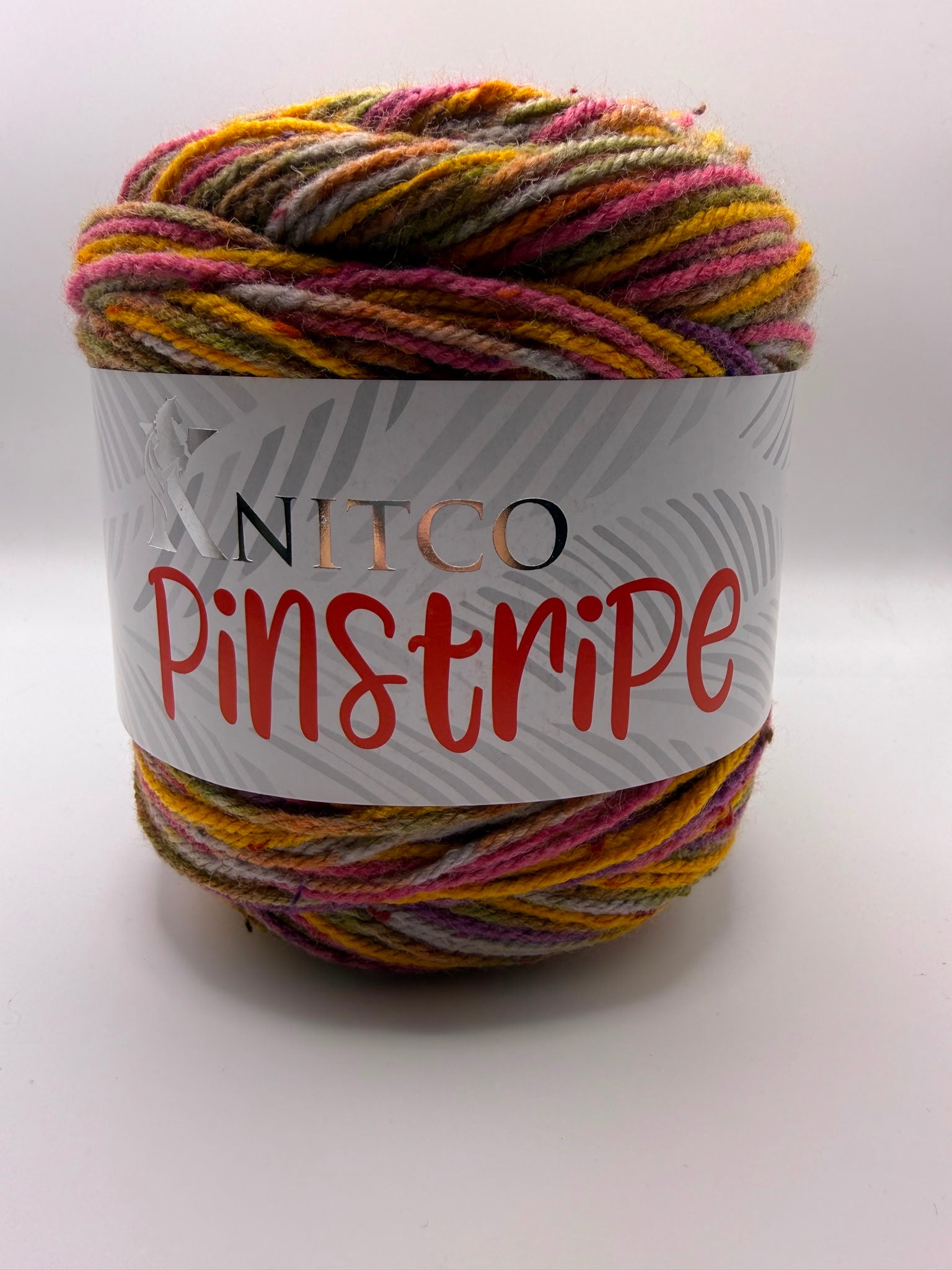 Knitco Pinstripe 1 x 300g 630m 76% Acrylic 20% Wool 4 % Viscose Crochet Knitting Yarn