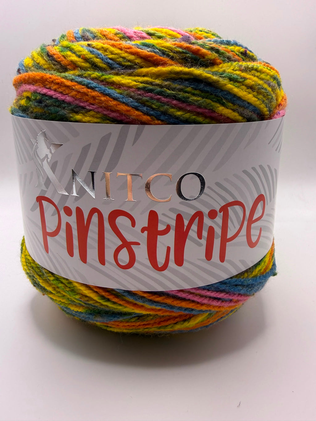 Knitco Pinstripe 1 x 300g 630m 76% Acrylic 20% Wool 4 % Viscose Crochet Knitting Yarn