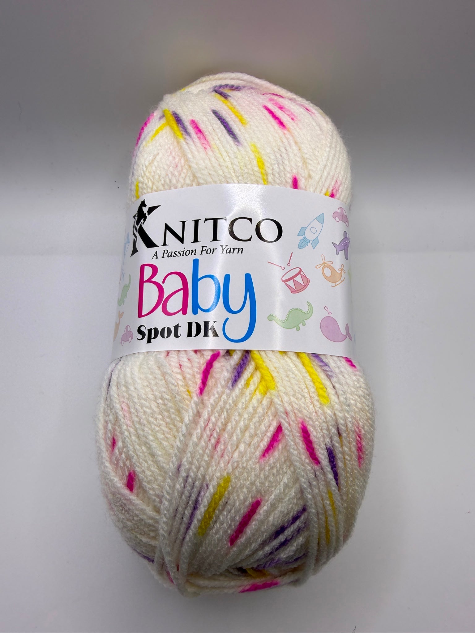 Knitco Baby Spot 5 x 100g 300m super Soft Crochet Knitting DK Yarn