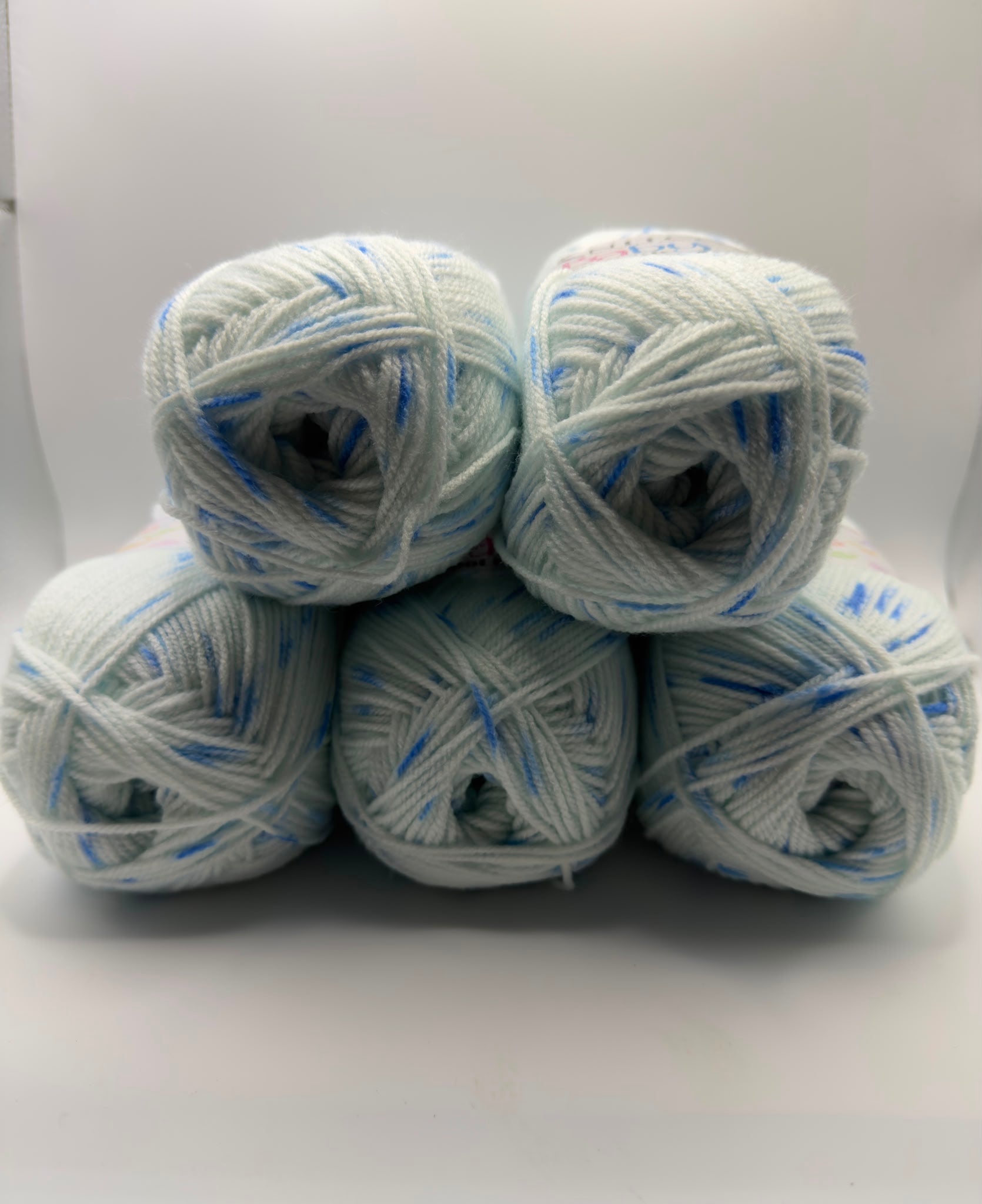 Knitco Baby Spot 5 x 100g 300m super Soft Crochet Knitting DK Yarn