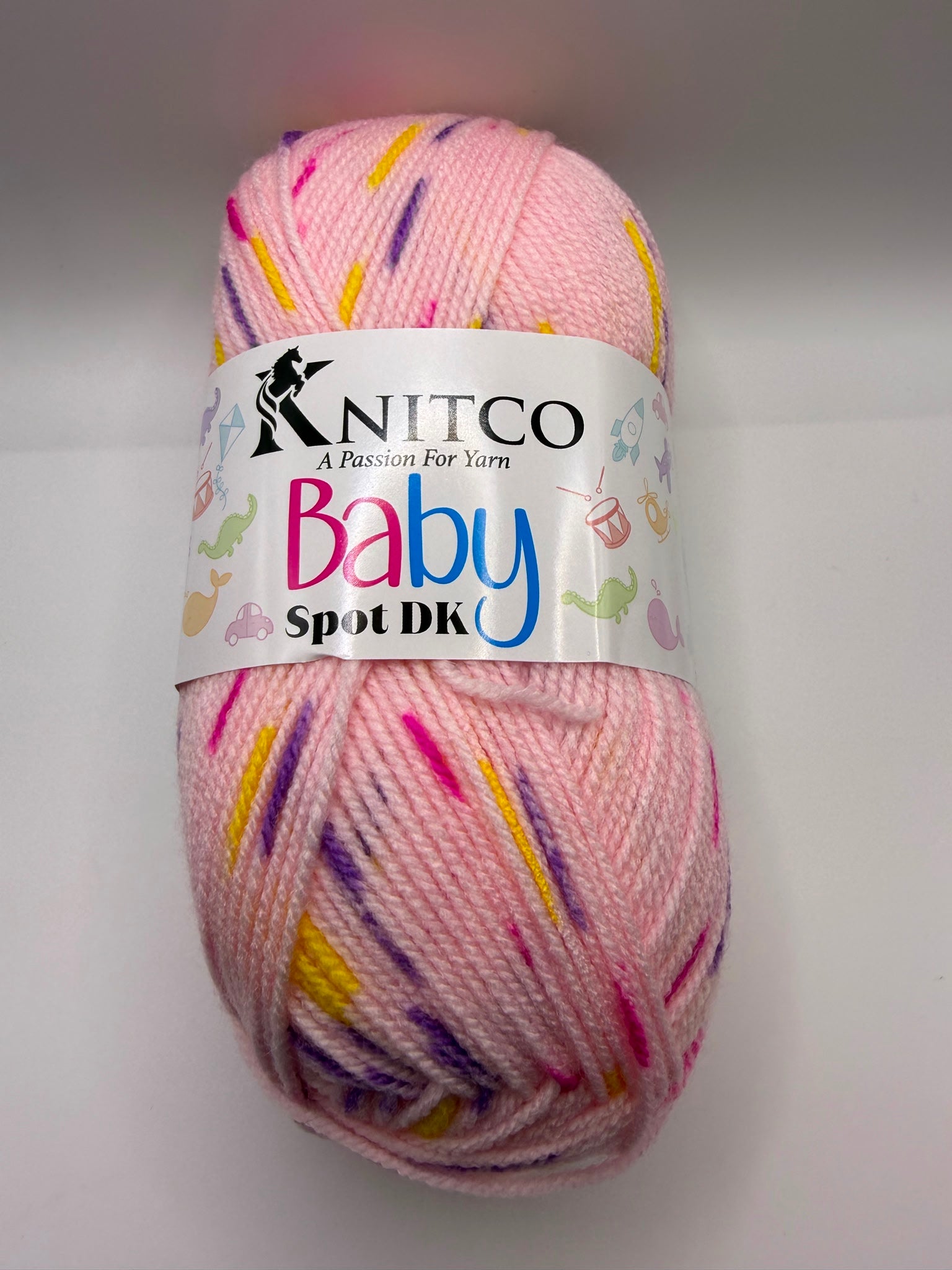 Knitco Baby Spot 5 x 100g 300m super Soft Crochet Knitting DK Yarn