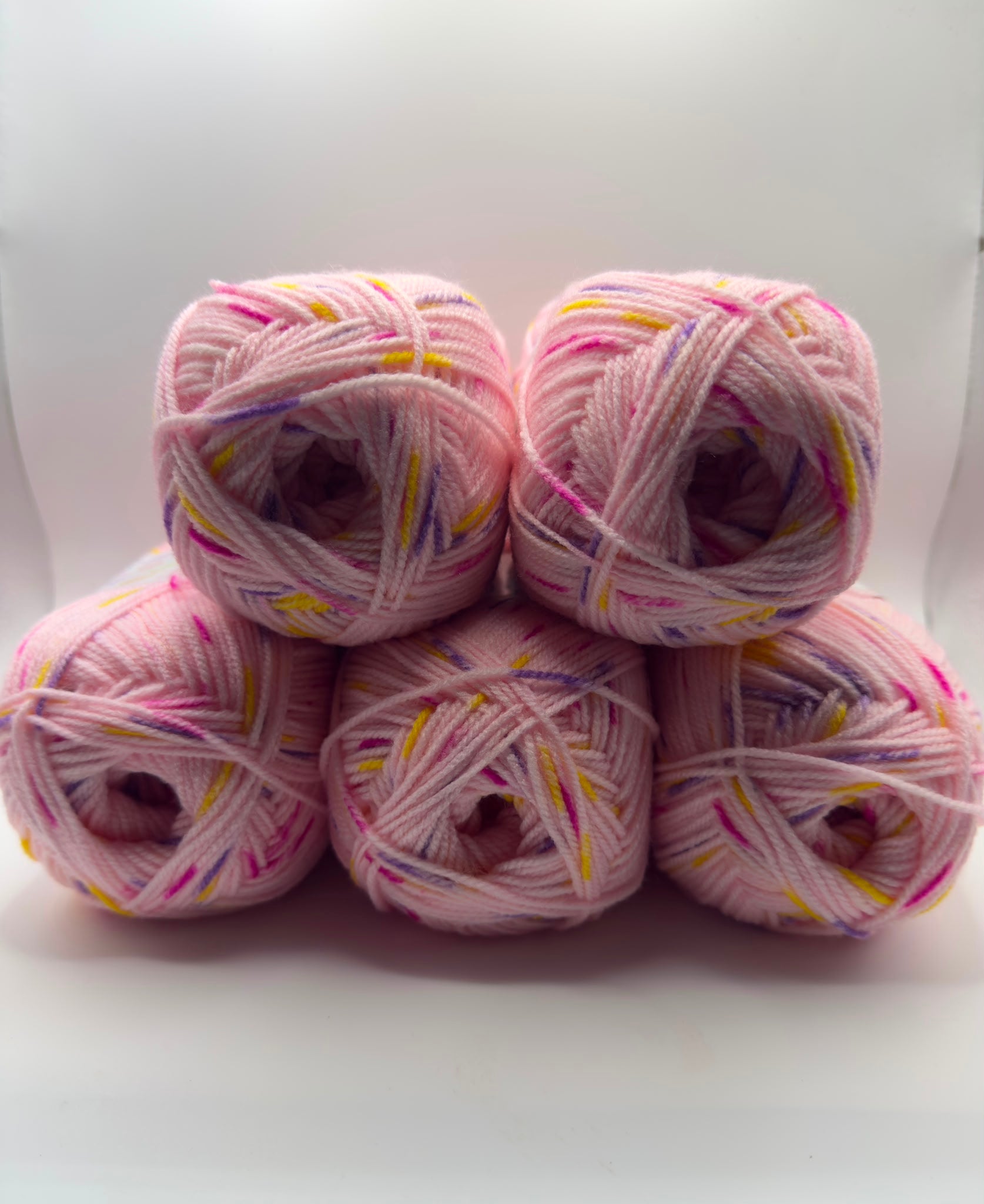 Knitco Baby Spot 5 x 100g 300m super Soft Crochet Knitting DK Yarn