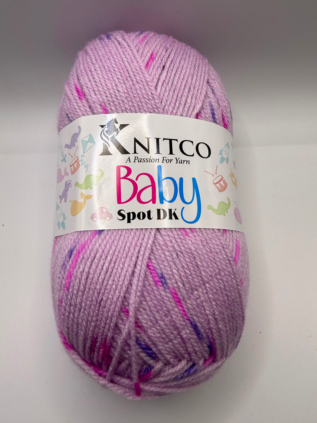 Knitco Baby Spot 5 x 100g 300m super Soft Crochet Knitting DK Yarn