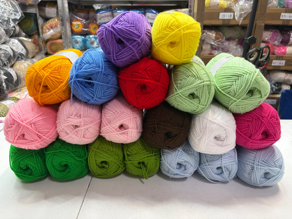 Kingcole Say it With Flowers CAL Pack - Yarn ONLY 20 x Knitco Premium DK Yarn
