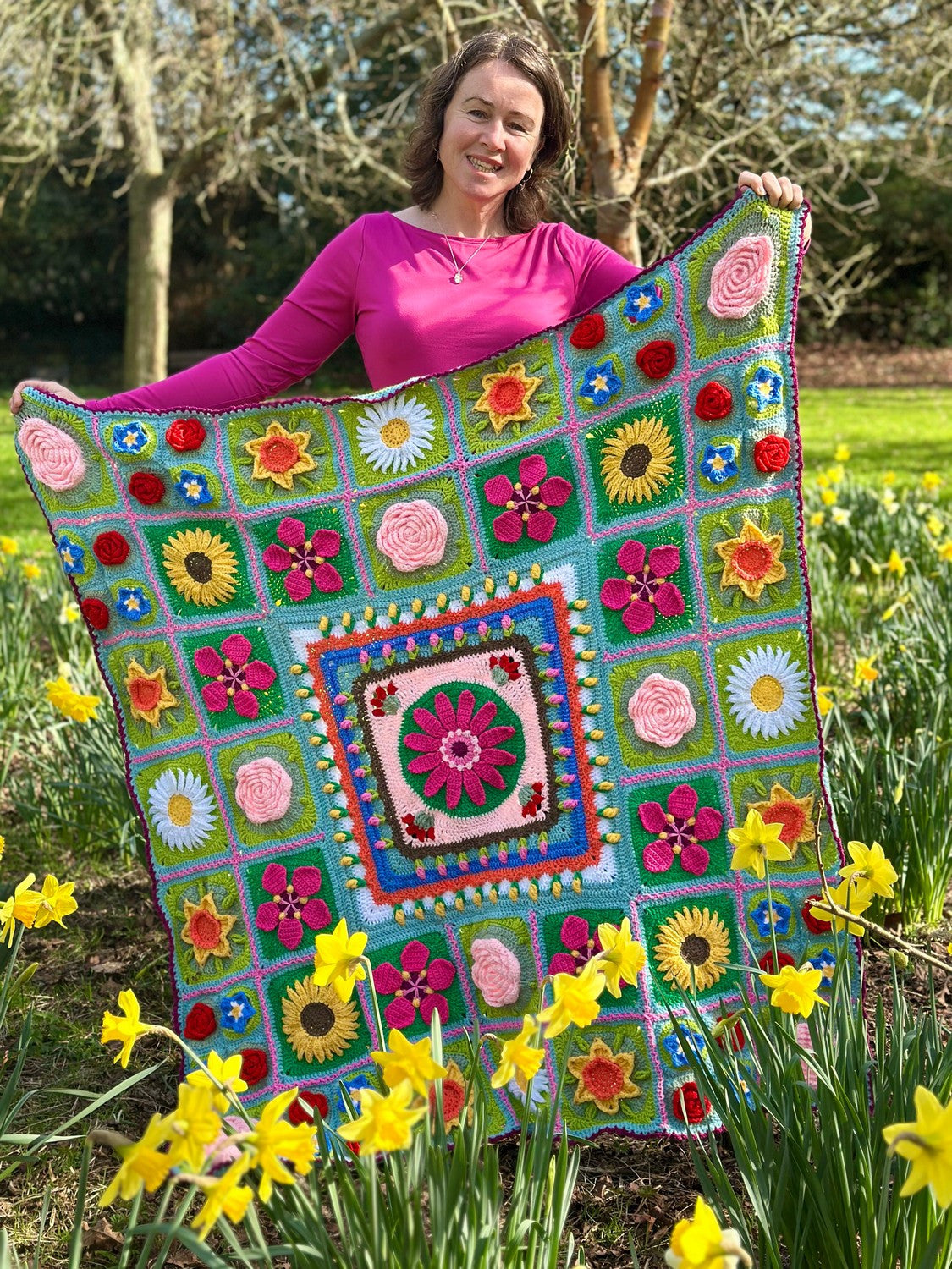 Kingcole Say it With Flowers CAL Pack - Yarn ONLY 20 x Knitco Premium DK Yarn