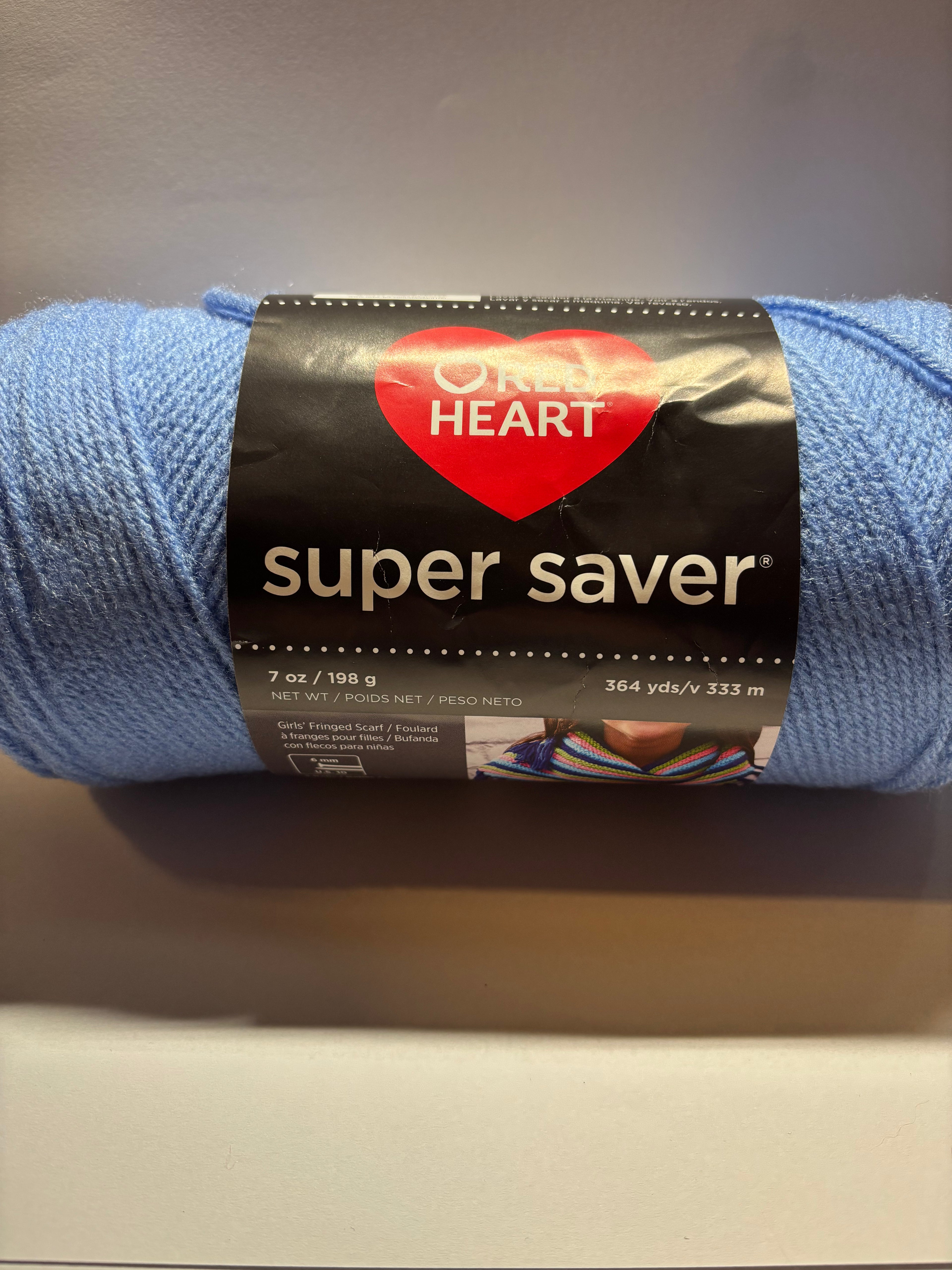 Red Heart Super Saver Yarn Solid Colours 198g (7oz) 333m (364yd)