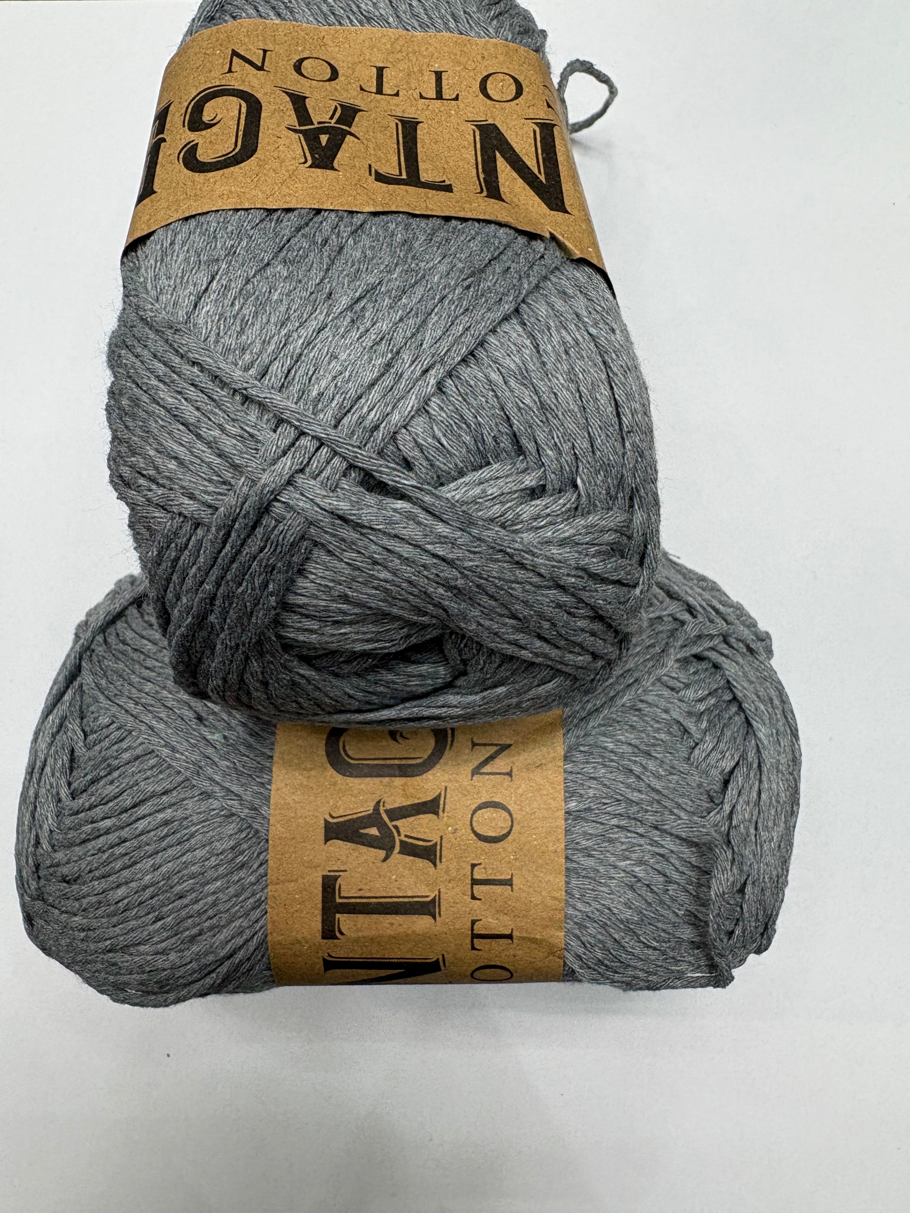 Knitco Vintage Cotton DK- 5 x 100g Yarn for Crafting Crochet and Knitting Projects Versatile