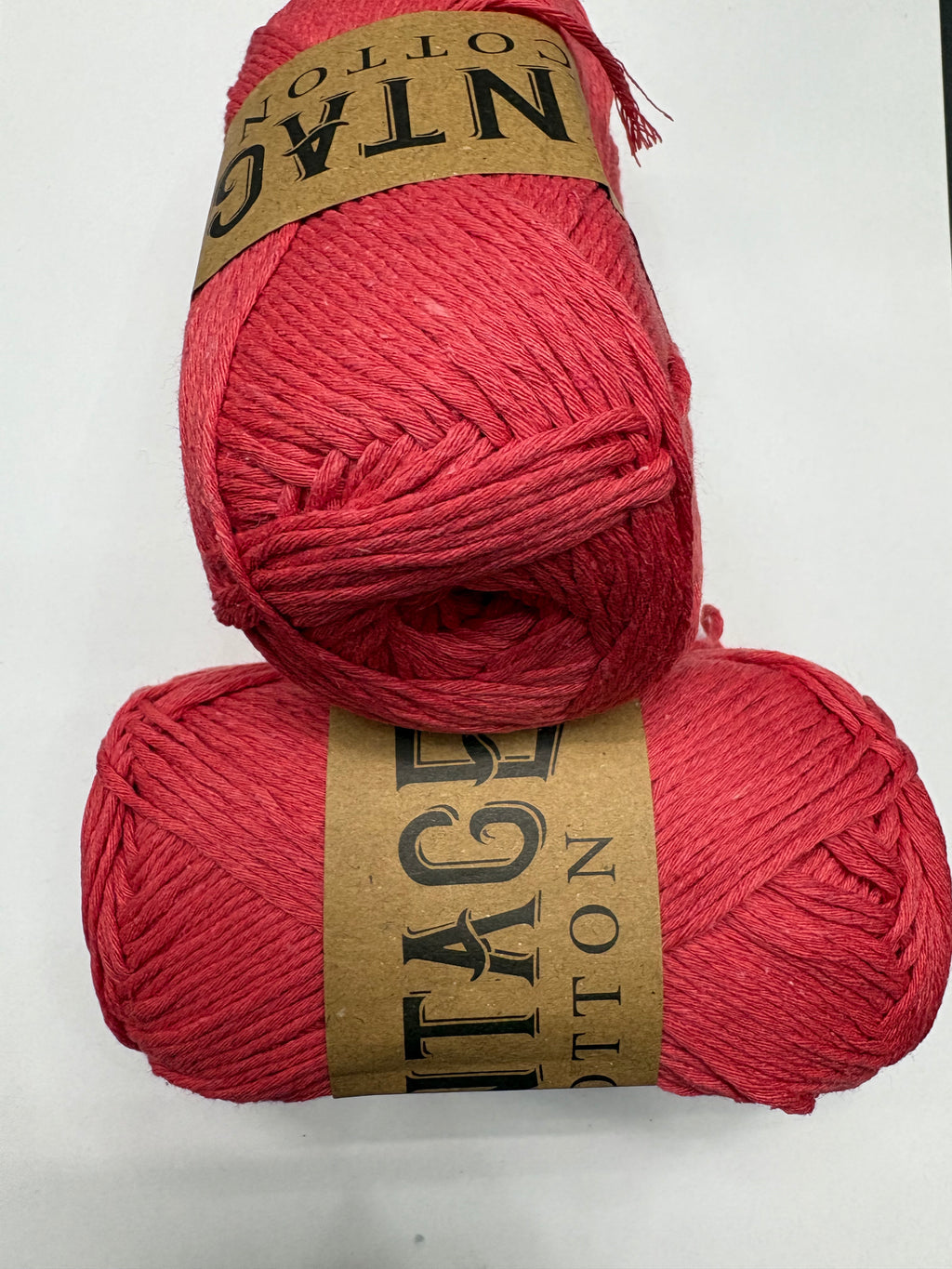 Knitco Vintage Cotton DK- 5 x 100g Yarn for Crafting Crochet and Knitting Projects Versatile