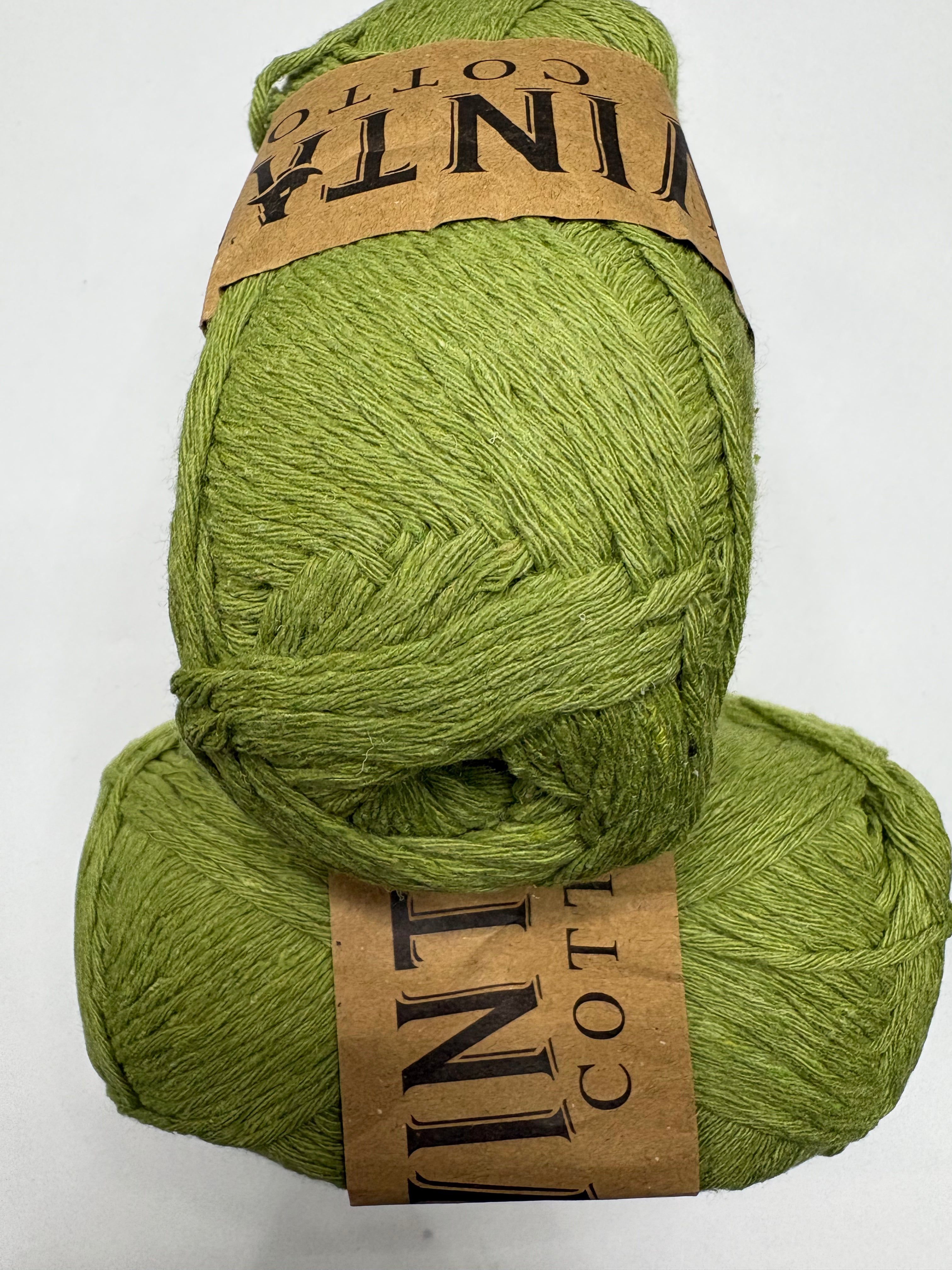 Knitco Vintage Cotton DK- 5 x 100g Yarn for Crafting Crochet and Knitting Projects Versatile