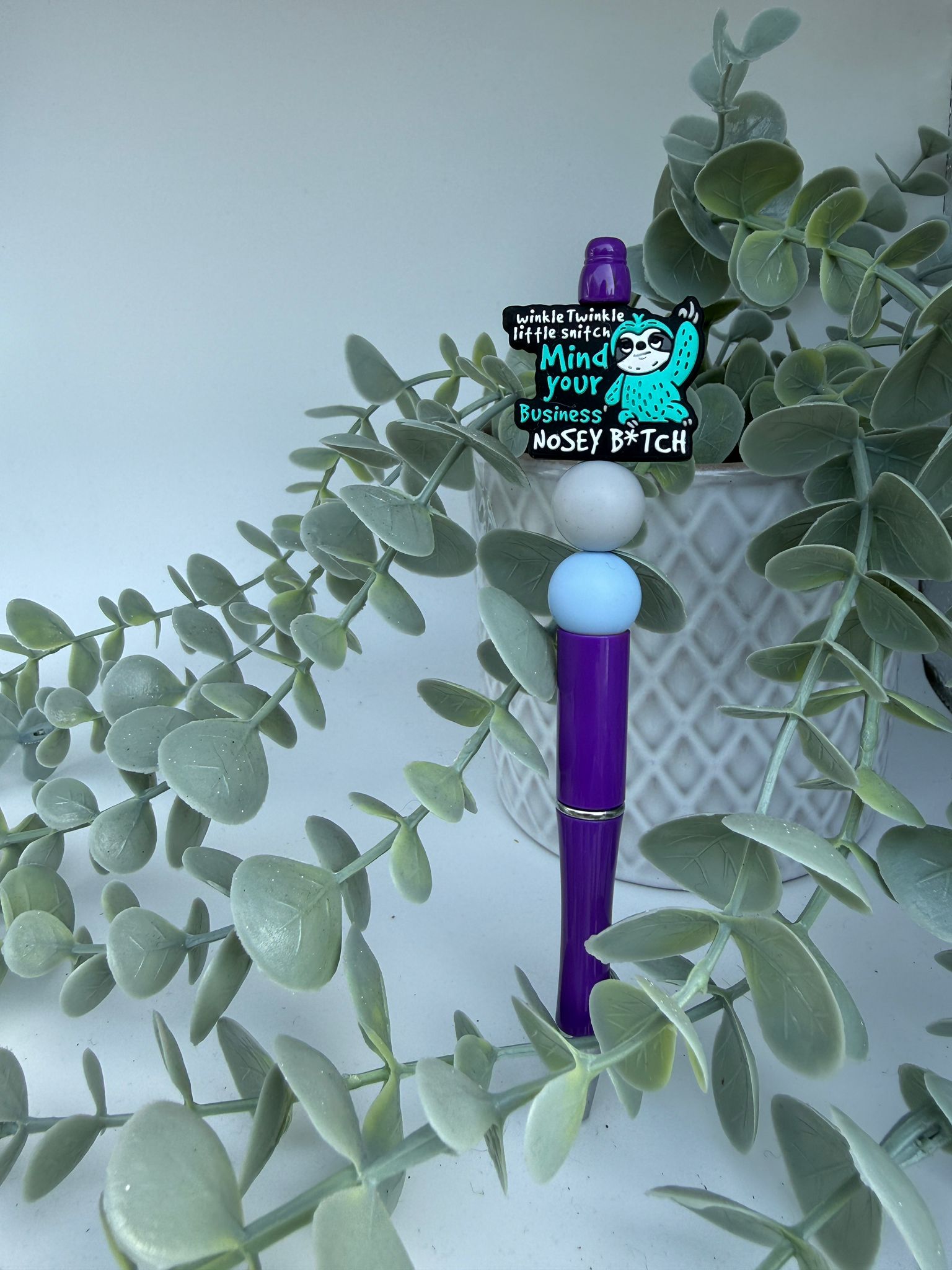 Custom pens made by Elsie - Black ink