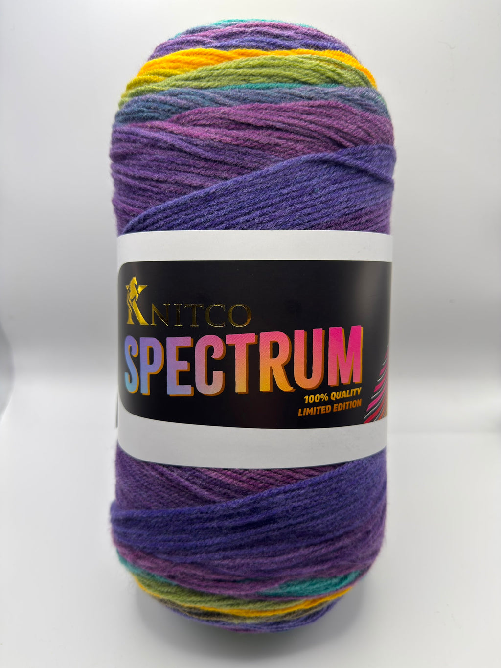 Knitco Spectrum 1 x 400g 1064m 70% Acrylic 30% Wool Aran Crochet Knitting Yarn