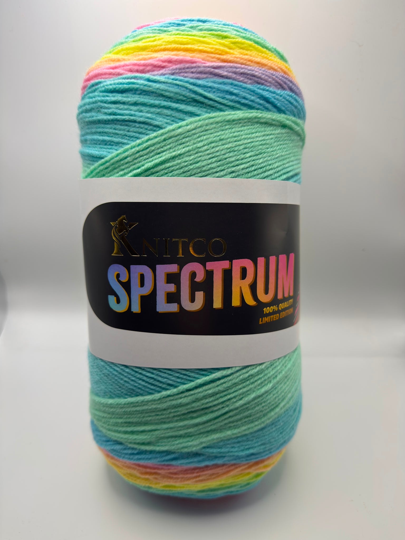 Knitco Spectrum 1 x 400g 1064m 70% Acrylic 30% Wool Aran Crochet Knitting Yarn